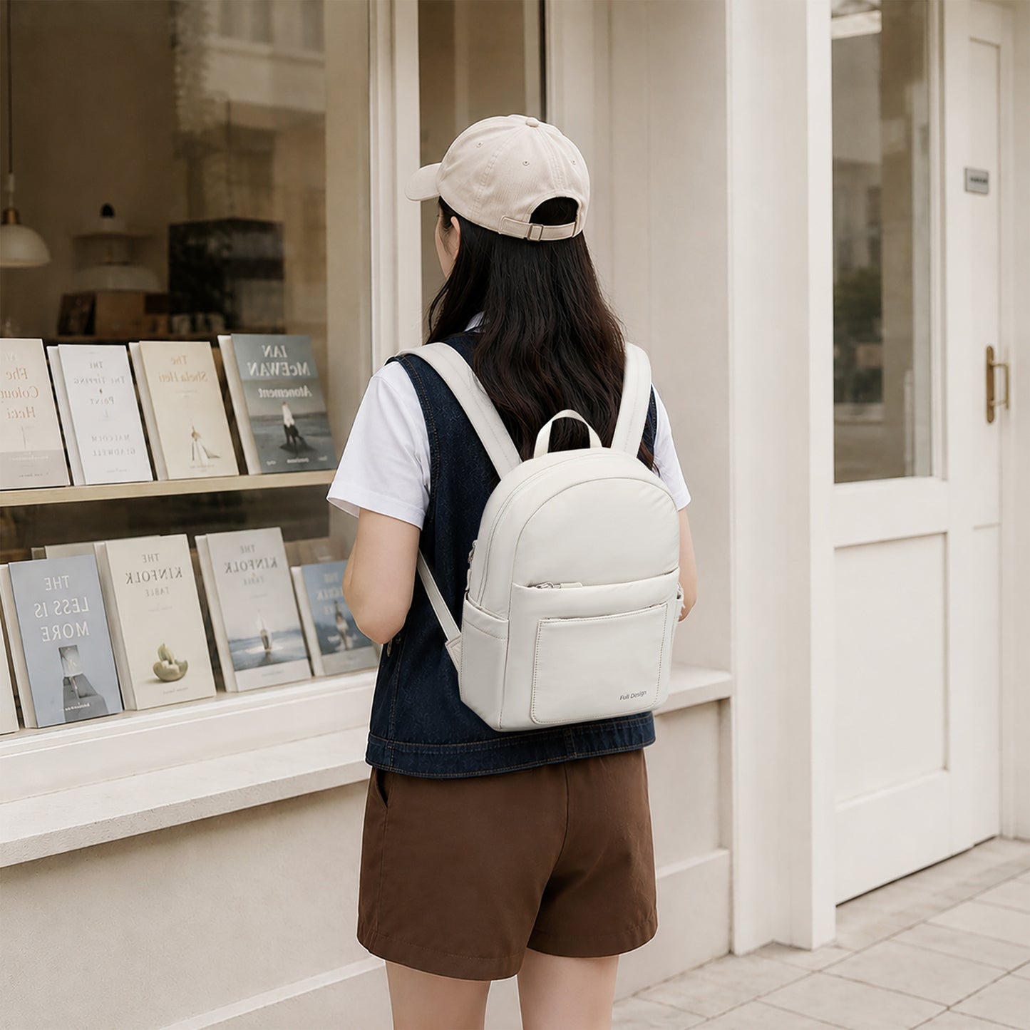 Milky Mini Backpack fit 11 inch ipad