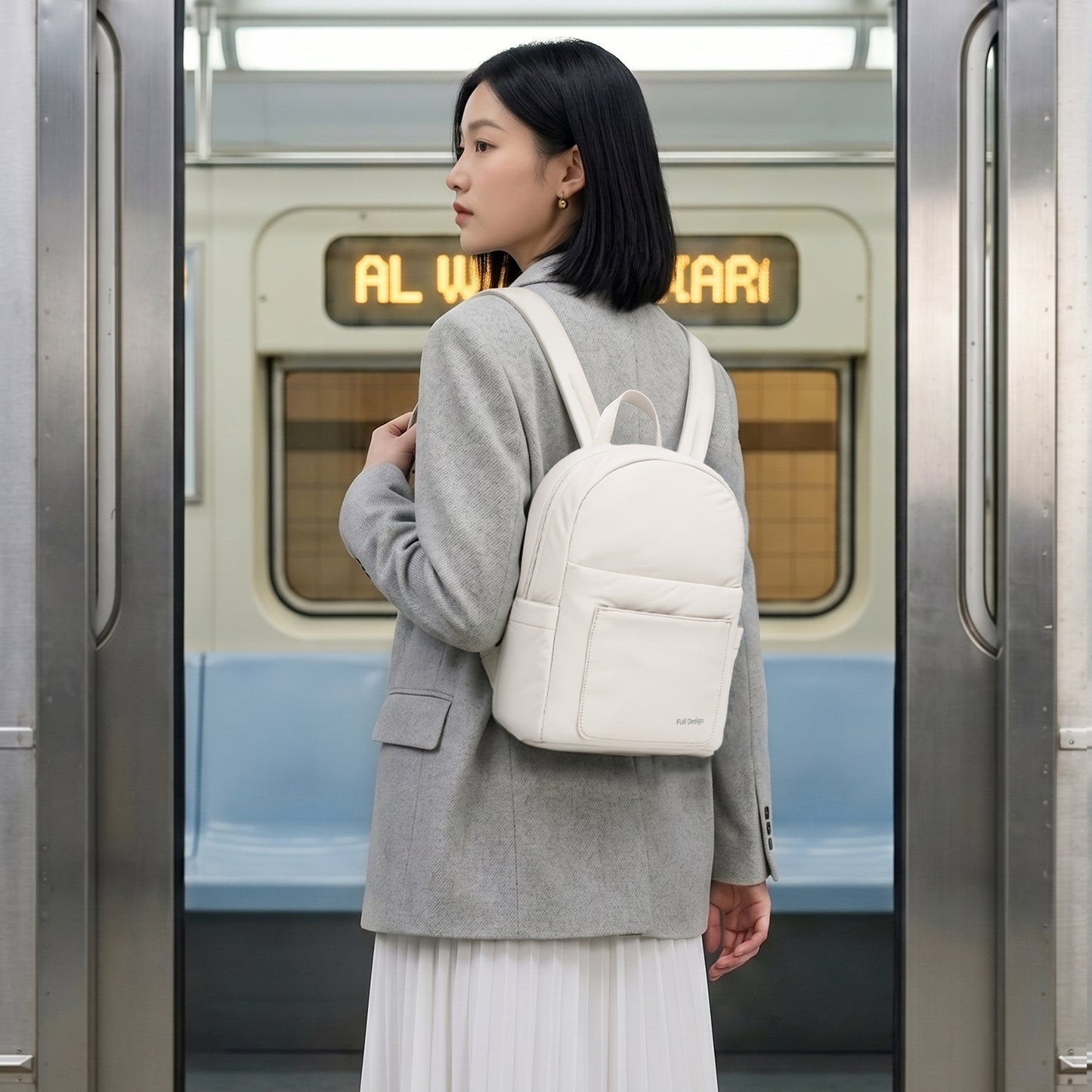 Milky Mini Backpack fit 11 inch ipad