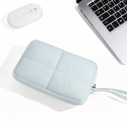 FULL DESIGN Small Cosmetic Pouch Tech Organizer