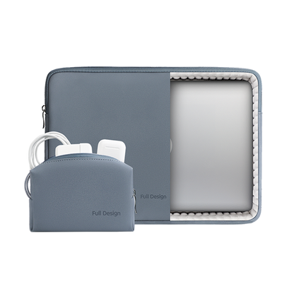 FULL DESIGN Nemo 12-16 Inch Laptop Bag| 360° Air Cushion Anti-Shock Lightweight Office Laptop Sleeve  Free Pouch