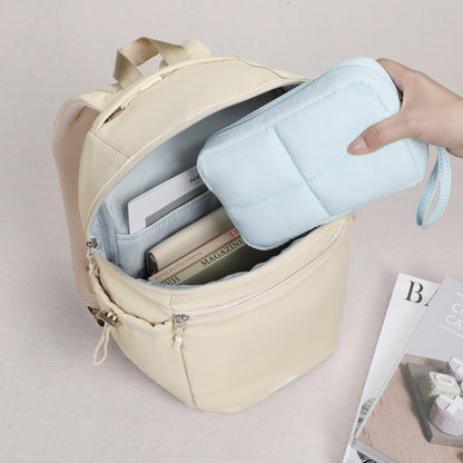 FULL DESIGN Small Cosmetic Pouch Tech Organizer