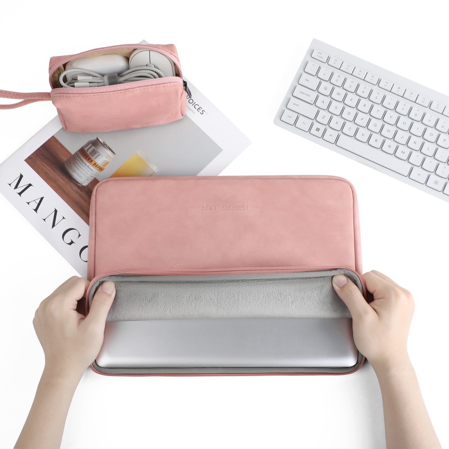 FULL DESIGN Noel 13/14/15/16inch Laptop Bag with Pouch