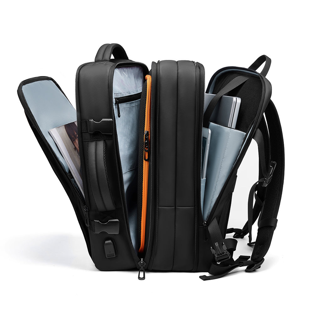 FULL DESIGN Baron Men's Expandable 38-45L Laptop Backpack Fits 17 Inch – Full Design