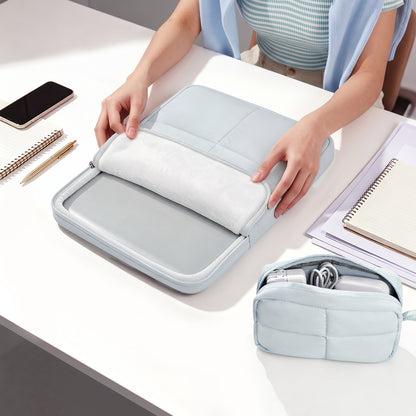 FULL DESIGN Nori Puffer Laptop Sleeve for 13-15 Inch Laptop with Free Storage Pouch