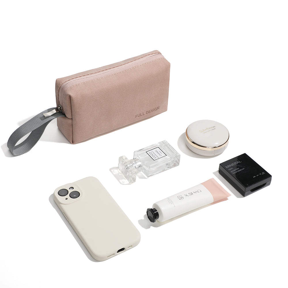 FULL DESIGN Small Cosmetic Pouch Tech Organizer