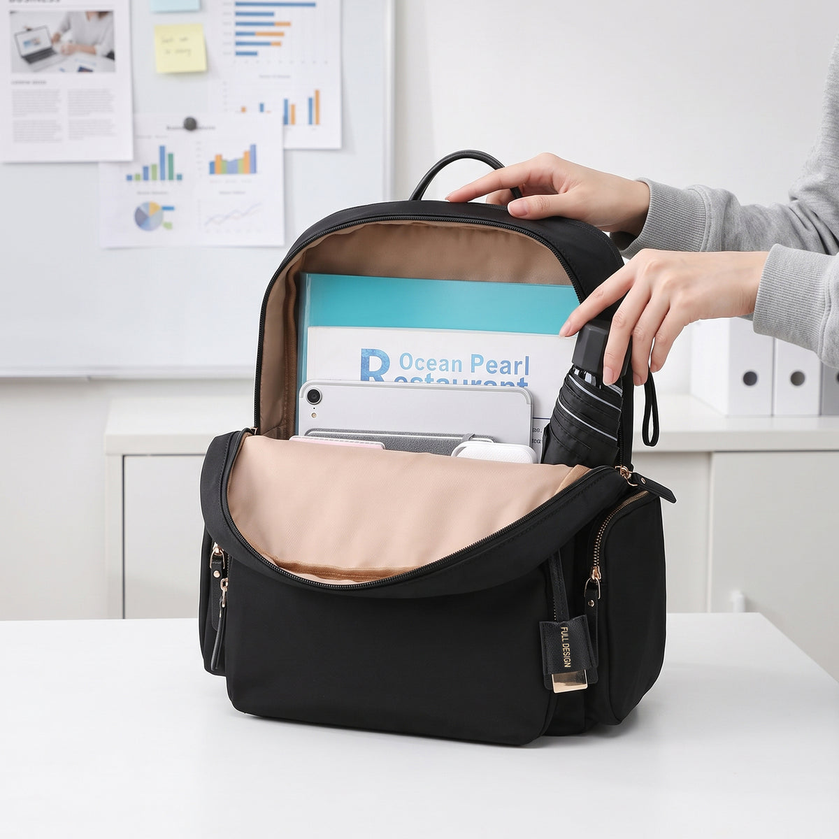 Sophia Multi-Pocket  Backpack