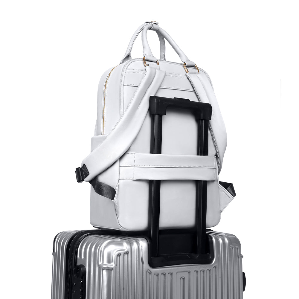 Professional Women's Laptop Backpack with Multiple Compartments