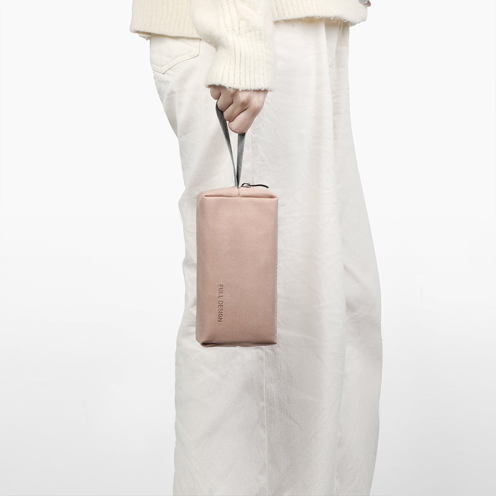 FULL DESIGN Small Cosmetic Pouch Tech Organizer