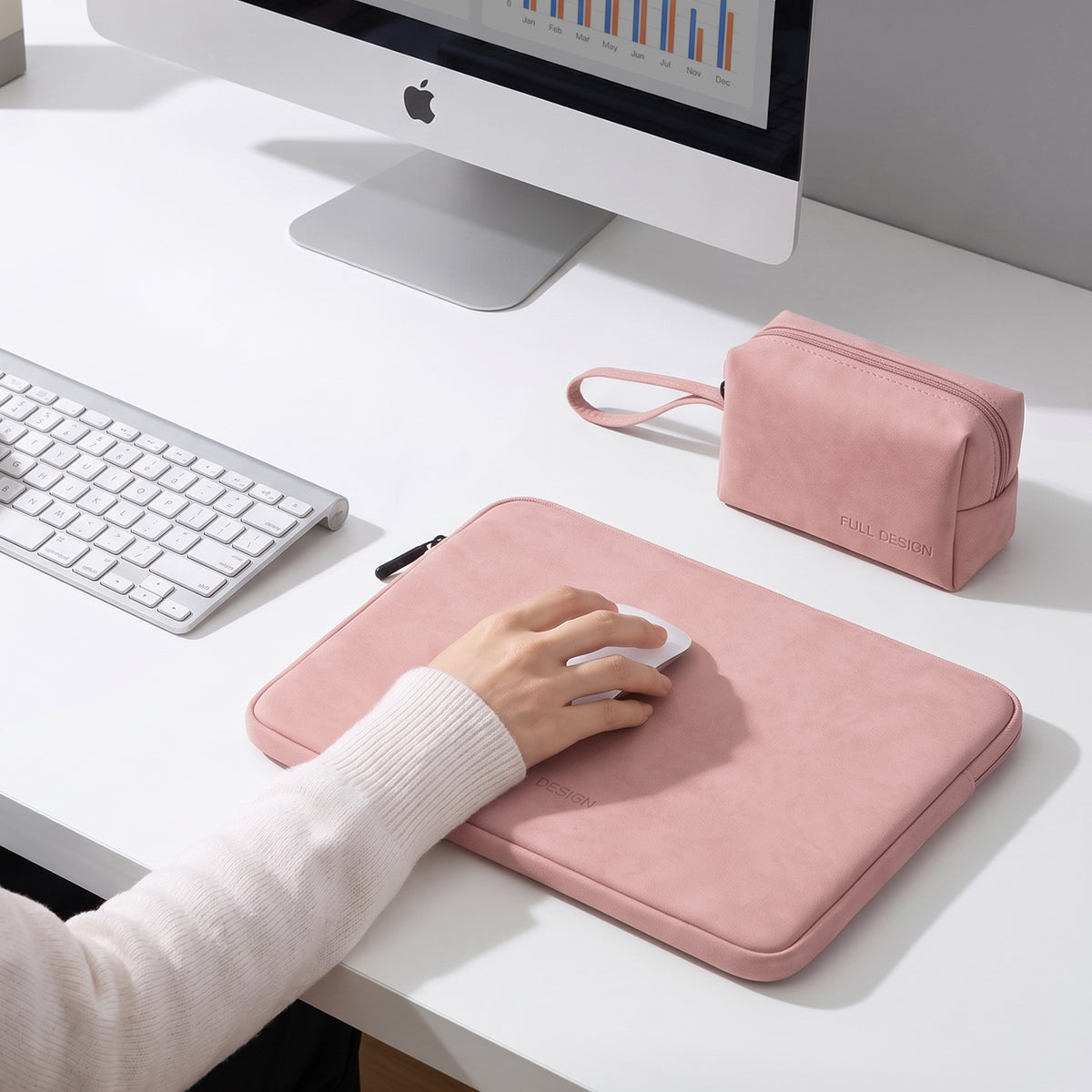 Nobel 13-16 Inch Laptop Sleeve with Storage Pouch